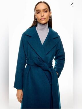 *Flawed RTR Peter Som Wool Belted Coat (0285)